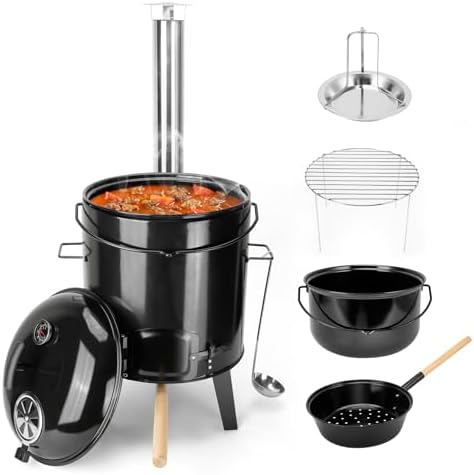 Onlyfire emaliowany kocioł gulaszowy 14 l, 10szt